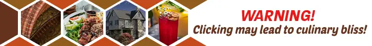 banner ads promoting henry house showing food, drinks, and the view in henry house